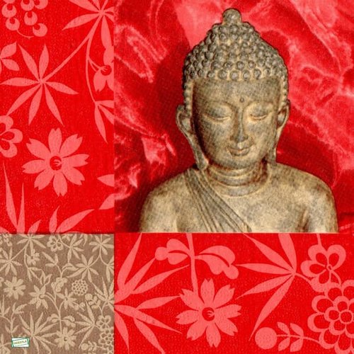 2 serviettes papier - asie -7