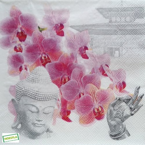 2 serviettes papier- asie -34