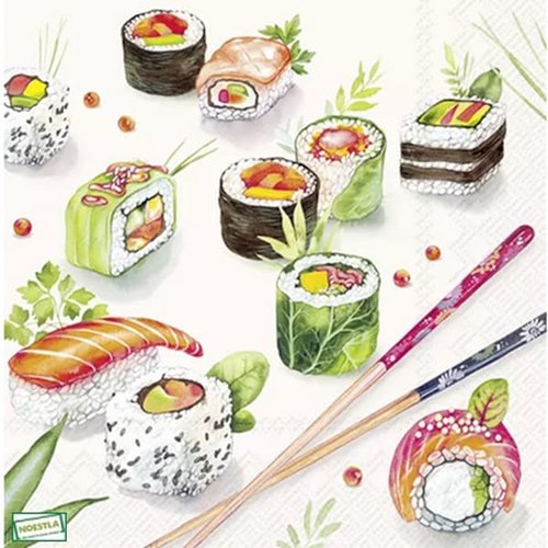 2 serviettes papier- asie -37