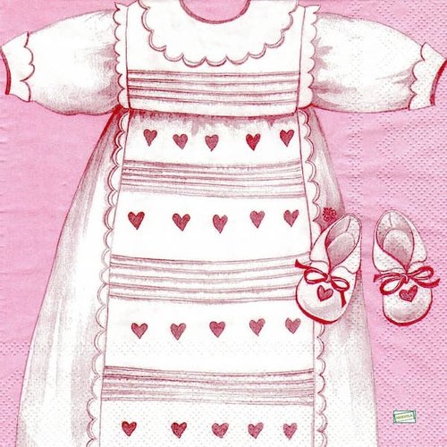 2 serviettes papier- les bébés -17