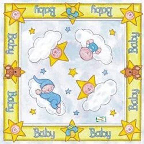 2 serviettes papier- les bébés -42