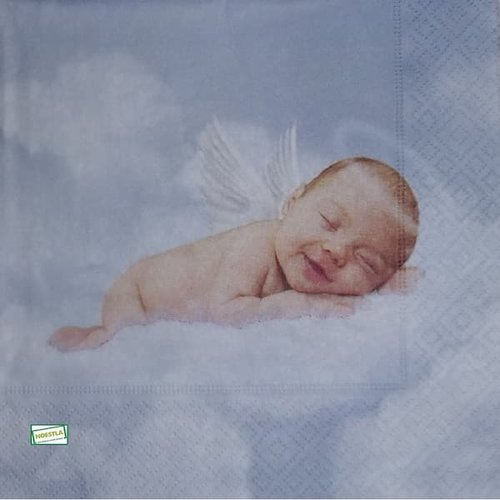 2 serviettes papier- les bébés -59