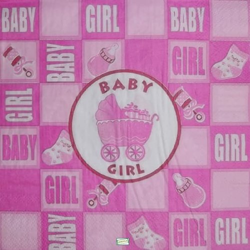 2 serviettes papier- les bébés -60