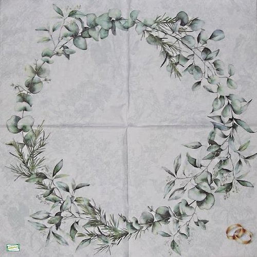 2 serviettes papier - mariage -21