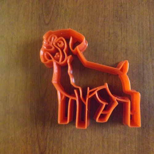 Emporte pièce coupe biscuit chien boxer imprimé 3d pla