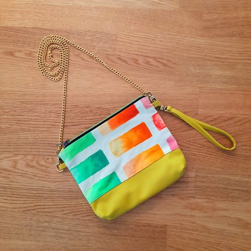 Pochette colorful jaune