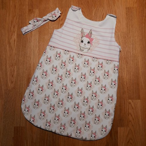 Gigoteuse lapin rose