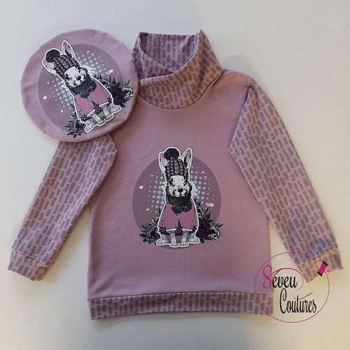 Sweat sweet gabi lapin t.3-12ans