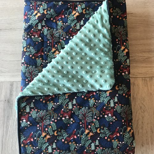 Couverture forêt et jade