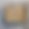 Serviette pour le visage fleurs de tiaré jaune/pétrole