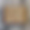 Serviette pour le visage fleurs de tiaré jaune/bordeaux