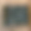 Serviette pour le visage fleurs de tiaré vert