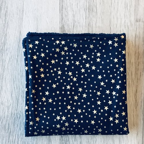 Serviette pour le visage etoiles or