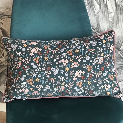 Coussin velours milleraies