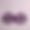 Boucles d'oreilles au crochet/violet 