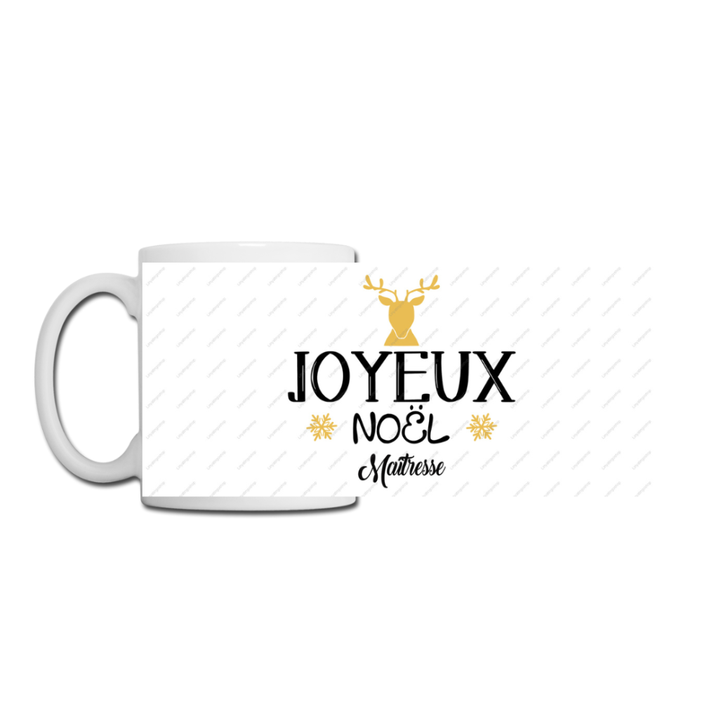 Fichier numérique pour mug joyeux noël maîtresse - Un grand marché