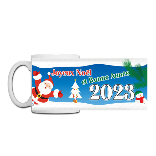 Fichier numérique pour mug joyeux noël et bonne année 2023
