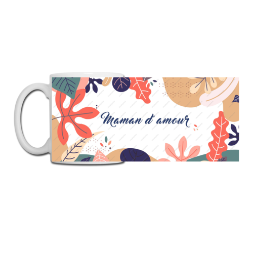 Fichier numérique pour mug design maman d'amour