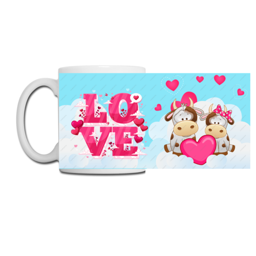 Fichier numérique pour mug design love