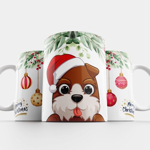 Modèle de sublimation  design template mug11oz  png merry christmas 9