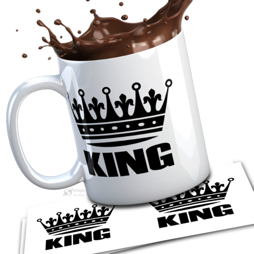 Modèle de sublimation  design template mug11oz  png thème king n° 2