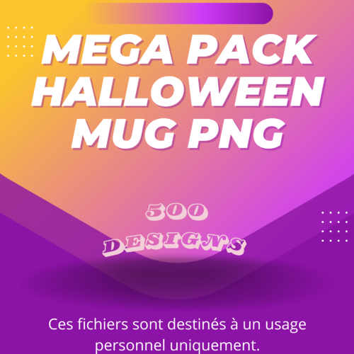 Mega pack designs halloween png mug 11 oz 500 designs  pack n°5