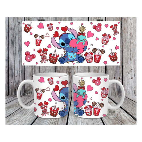 Design  mug png 11oz - thème stitch