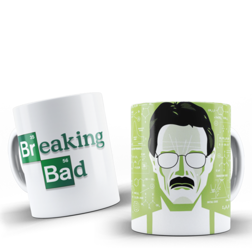 Pack 18 designs mug png 11oz - thème breaking bad