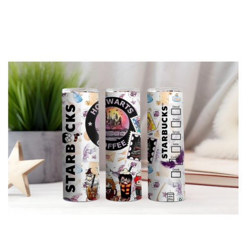Design tumbler gobelet  png starbucks harry