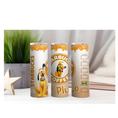 Design tumbler gobelet  png starbucks  pluto