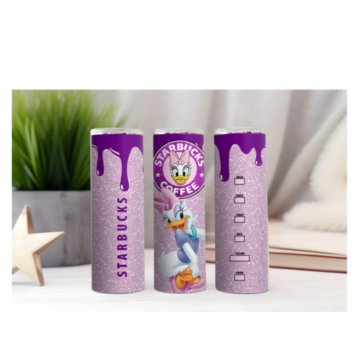 Design tumbler gobelet  png starbucks  daisy duck