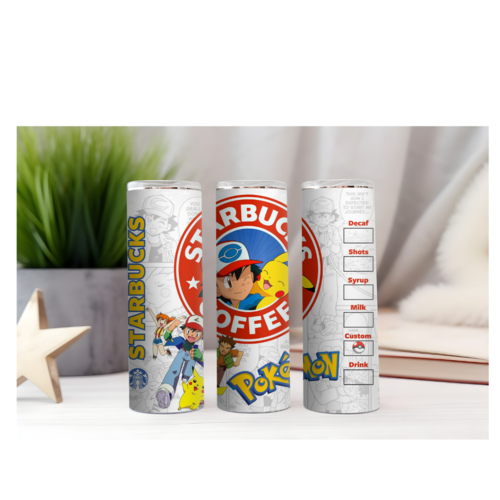 Design tumbler gobelet  png starbucks pokemon 2