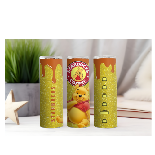 Design tumbler gobelet  png starbucks  winni l'ourson 2