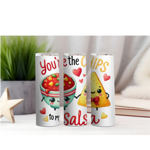 Design tumbler gobelet  png you 're the chips to my salsa