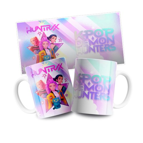 Pack de mugs à sublimation demon hunters vol. 4 | mugs de 325 ml | modèles de mugs à personnaliser