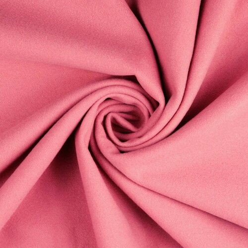 Tissu d'hiver rose, très doux, assez épais, hivernal,150 cm de largeur,( écharpe,robe,jupe,.....ect.100% polyester.
