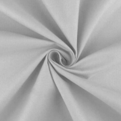 Tissu coton,uni, gris,à partir de 50cm.