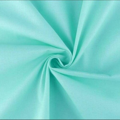 Tissu coton,uni, couleur bleu ciel,à partir de 50cm