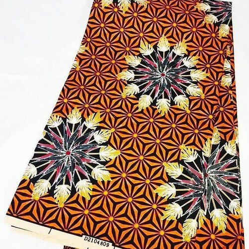 Tissu wax,motif géométrique ,à partir de 50cm/116cm de largeur.ankara fabric.