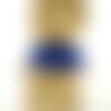 Chouchou tricot fait main fausse fourrure peluche bleu indigo femme, élastique attache cheveux chignon accessoire de coiffure, cadeau fille
