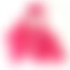 Paréo de plage femme sarong, écharpe aux tons dégradé rose et blanc, foulard longue forme rectangulaire, cadeau noël femme