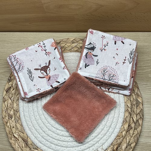 Lingettes bébé lavables