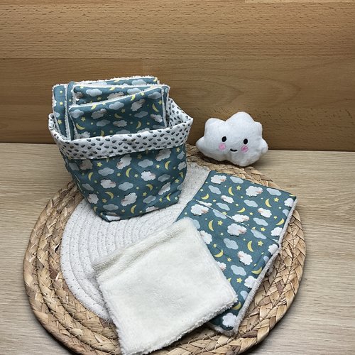 Lingettes bébé lavable