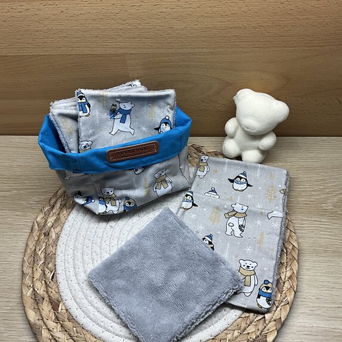 Lingettes bébé lavable