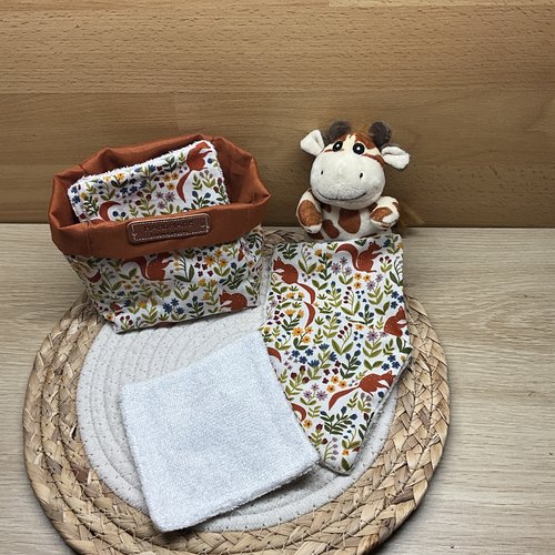 Lingettes bébé lavable