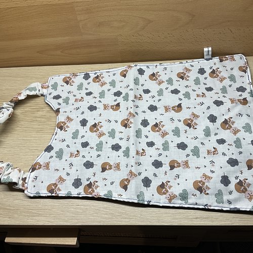 Serviette de cantine «  renards »