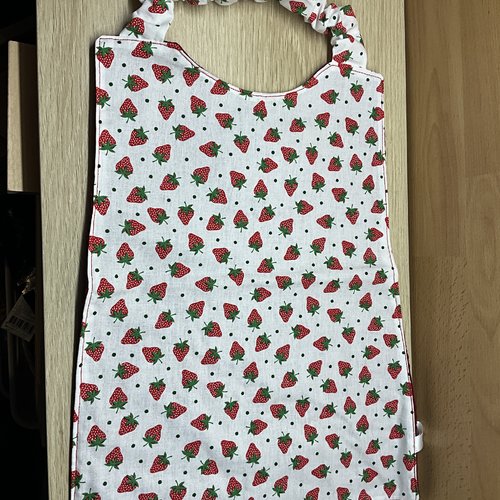 Serviette de cantine « fraises »