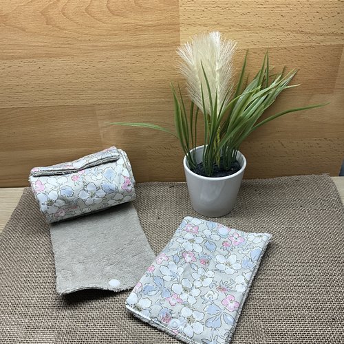 Feuilles papier toilette lavables en rouleau