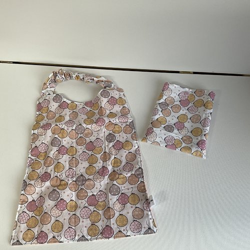 Serviette de cantine + pochette de rangement