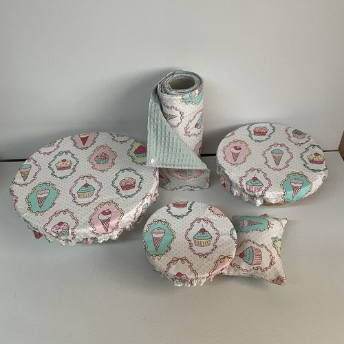 Ensemble de cuisine alternative écologique